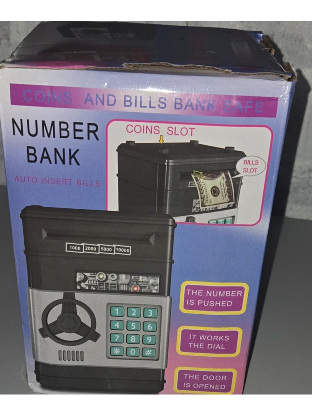 Number Money Bank - Picture 2 of 4